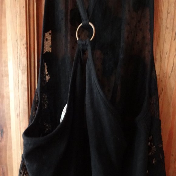 Free People Lace Embroidered Appliqued Beaded Top - Picture 7 of 7